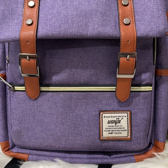 💜WENJIE Laptop Backpack - Picture 5 of 14